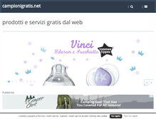 Tablet Screenshot of campionigratis.net